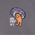 ゴースローキャラバン（GOSLOWCARAVAN）USA/C Hi!PSY!キノコ 長袖Tシャツ 351903 BLK