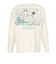 ゴースローキャラバン（GOSLOWCARAVAN）USA/C スクエア ロゴ バックプリント 長袖Tシャツ 351902 IVY