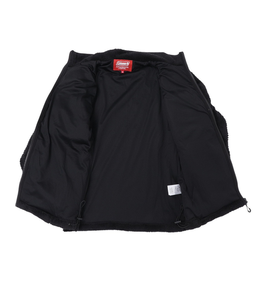 コールマン（Coleman）ボアフリーススタンドジャケット X6565A BLK