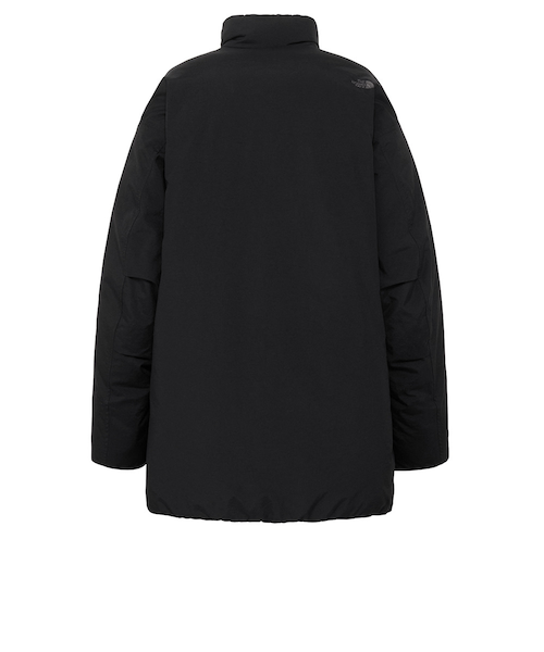 ノースフェイス ダウンコート ダウンジャケット 黒ブラック 同色ロゴ