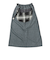 ゴースローキャラバン（GOSLOWCARAVAN）ウール ライク ファブリック クレイジー 脇ポケスカート 350207 GRY