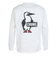チャムス（CHUMS）ブービー ロゴ ロングスリーブTシャツ CH01-2727-W001