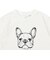 キッズ Tシャツ 半袖 ドッグ 19822459WHT