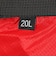 スタッフサック 20L レッド SC-T021Z
