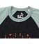 ゴースローキャラバン（GOSLOWCARAVAN）USAコットン gscWORLD 8分袖 ベースボール Tシャツ 361906 GRN