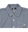 クリフメイヤー（KRIFF MAYER）ジュニア ワークステッチデニムシャツ J2545129:1571:NAVY-STRP