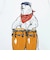 ゴースローキャラバン（GOSLOWCARAVAN）USA COTTON コンガクマ 半袖Tシャツ 361909 WHT