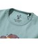 ゴースローキャラバン（GOSLOWCARAVAN）ジュニア USA COTTON バンジョー猫 半袖Tシャツ 361923 GRN