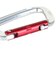 カラビナ 金具 ストレートライト 24K RTAMG12094S2 Red