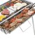 バーベキューグリル BBQ キャンプ ステンレススライドコンロ L BD-538