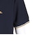 クリフメイヤー（KRIFF MAYER）冷感リンクス カノコリブライン 半袖ポロシャツ 2445104:78:D/NAVY