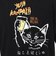 ゴースローキャラバン（GOSLOWCARAVAN）RAY綿 猫と麦酒 半袖Tシャツ 猫生乾杯 362616 BLK