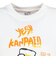ゴースローキャラバン（GOSLOWCARAVAN）RAY綿 猫と麦酒 半袖Tシャツ 猫生乾杯 362616 WHT