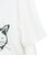ゴースローキャラバン（GOSLOWCARAVAN）RAY綿 猫と麦酒 半袖Tシャツ 猫生乾杯 362616 WHT