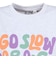 ゴースローキャラバン（GOSLOWCARAVAN）シリコンバイオ ヒッピーロゴ ゆったり 半袖Tシャツ 366107 GRY