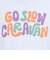 ゴースローキャラバン（GOSLOWCARAVAN）シリコンバイオ ヒッピーロゴ ゆったり 半袖Tシャツ 366107 GRY