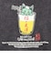 ゴースローキャラバン（GOSLOWCARAVAN）RAY綿 猫と麦酒 半袖Tシャツ 麦酒風呂 362617 BLK