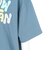 ゴースローキャラバン（GOSLOWCARAVAN）シリコンバイオ ヒッピーロゴ ゆったり 半袖Tシャツ 366107 BLU