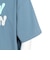 ゴースローキャラバン（GOSLOWCARAVAN）シリコンバイオ ヒッピーロゴ ゆったり 半袖Tシャツ 366107 BLU