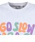ゴースローキャラバン（GOSLOWCARAVAN）シリコンバイオ ヒッピーロゴ ゆったり 半袖Tシャツ 366107 GRY