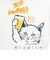 ゴースローキャラバン（GOSLOWCARAVAN）RAY綿 猫と麦酒 半袖Tシャツ 猫生乾杯 362616 WHT