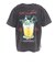 ゴースローキャラバン（GOSLOWCARAVAN）RAY綿 猫と麦酒 半袖Tシャツ 麦酒風呂 362617 BLK