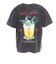 ゴースローキャラバン（GOSLOWCARAVAN）RAY綿 猫と麦酒 半袖Tシャツ 麦酒風呂 362617 BLK