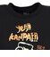 ゴースローキャラバン（GOSLOWCARAVAN）RAY綿 猫と麦酒 半袖Tシャツ 猫生乾杯 362616 BLK