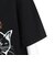 ゴースローキャラバン（GOSLOWCARAVAN）RAY綿 猫と麦酒 半袖Tシャツ 猫生乾杯 362616 BLK