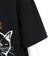 ゴースローキャラバン（GOSLOWCARAVAN）RAY綿 猫と麦酒 半袖Tシャツ 猫生乾杯 362616 BLK