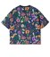 ゴースローキャラバン（GOSLOWCARAVAN）サッカー 総柄プリントTシャツ 366112 NAV