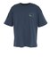 ゴースローキャラバン（GOSLOWCARAVAN）スクエアLOGO バックプリント ゆったり 半袖Tシャツ 361915B NAV
