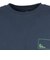 ゴースローキャラバン（GOSLOWCARAVAN）スクエアLOGO バックプリント ゆったり 半袖Tシャツ 361915B NAV