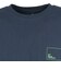 ゴースローキャラバン（GOSLOWCARAVAN）スクエアLOGO バックプリント ゆったり 半袖Tシャツ 361915B NAV