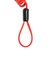 クロップス（CROPS）自転車 ワイヤーロック ダイヤル式 Q-BIRO mini キューバイロミニ SPD04-BR90-04 レッド カラビナ 形状記憶ケ…