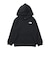 ザ・ノース・フェイス（THE NORTH FACE）キッズ スウェットバックスクエアロゴフーディ NTJ62633 K