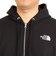 ザ・ノース・フェイス（THE NORTH FACE）パーカー フルジップ スクエアロゴフルジップ NT12335 K ブラック