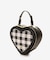ハート型ショルダーバッグ(チェック)