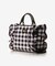 チェックフリルハンドバッグ（大）
