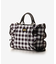チェックフリルハンドバッグ（大）