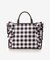 チェックフリルハンドバッグ（大）