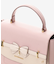 バイカラーアクセントリボンショルダーバッグ