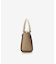バイカラーアクセントリボンハンドバッグ