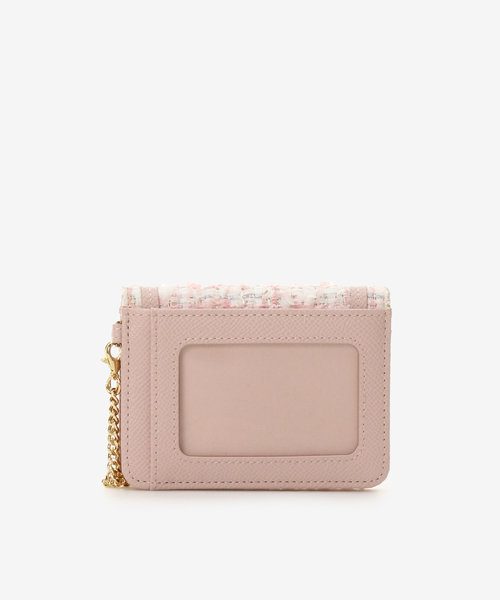 ソリッドリボンツイードパスケース