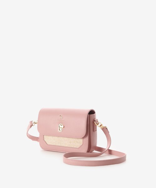 パナマ風ベルト金具ショルダーバッグ｜サマンサベガの通販｜&mall