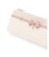 バイカラーアクセントリボン長財布