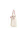 バイカラージュエルリボンハンドバッグ