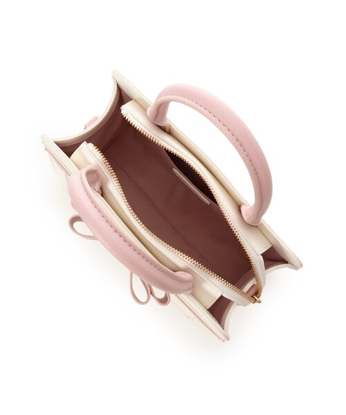 バイカラージュエルリボンハンドバッグ｜サマンサベガの通販｜&mall