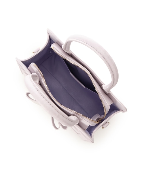 バイカラージュエルリボンハンドバッグ｜サマンサベガの通販｜&mall