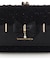 ラメツイードアクセントリボン折財布